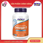[HCM]Thực phẩm bổ sung Omega 3-Dầu cá bổ sung EPA DHA bổ mắt não tim mạch của Mỹ 1000 mg Now Foods 100 Viên