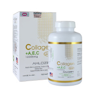 Thực phẩm bảo vệ sức khỏe collagen + aec 12000mg ahlozen gold của mỹ 180 viên [date 2022], sản phẩm chất lượng, đảm bảo an toàn sức khỏe người sử dụng, cam kết hàng giống hình thumbnail