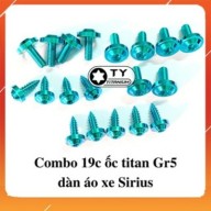[HCM]Ốc Titan Gr5 gắn dàn áo xe SIrius Combo 19c thumbnail