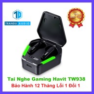 Tai Nghe Gaming True Wireless Havit TW938, Độ Trễ 50Ms, Bluetooth 5.0, Pin 5h, Chạm Cảm thumbnail