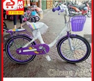 [Rẻ vô địch] Xe đạp cỡ 20 inh - cho bé gái 7- 10 tuổi thumbnail