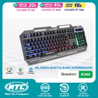 Bàn phím giả cơ chuyên game Bosston K380 Led đa màu (Đen) - Hãng phân phối chính thức - Nhất Tín Computer thumbnail