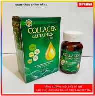 Viên Uống Trắng Da Collagen Glutathion Plus ,Giúp tăng cường nội tiết tố, hết nám, sạm da, đẹp da, TH Pharma Hộp 30 viên thumbnail