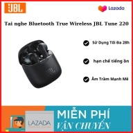 [ Full Box - BH 12 Tháng] Tai Nghe Bluetooth Không Dây JBL Tune 220 TWS 1 1- Thiết Kế Sang Trọng- Âm Thanh Siêu Bass- Công Nghệ JBL Pure Bass Sound- Chống Ồn Chủ Động- Bluetooth 5.0- Sử Dụng 20 Giờ. Full Box, BH 12 Tháng. thumbnail