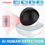 Auto Tracking LOOSAFE Indoor HD 1080P Wifi CCTV Surveillance IP Camera 2MP Wireless same function Security Home Baby Monitor thumbnail