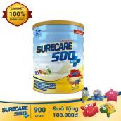 Sữa Surecare 500 plus 1+ 900g (2-3 tuổi) tặng bộ đồ chơi biển