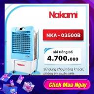 [Trả góp 0%]XẢ KHO - Quạt hơi nước điều hòa làm mát không khí NAKAMI NKA-03500B ( có remote ) thumbnail