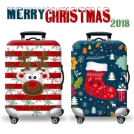 Túi bọc bảo vệ vali Áo vỏ bọc vali (khóa kéo) Giáng sinh thumbnail