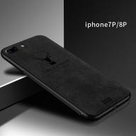 Zeallion Cho [Apple iPhone 5 5S 6 6S 7 8 Plus SE X XR XS 11 Pro Max] Ốp Lưng Họa Tiết Nai Sừng Tấm Dệt Vải Bạt Mềm Hình Hươu Cổ Điển thumbnail