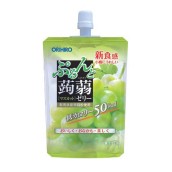 Thạch trái cây Orihiro vị nho xanh gói 130g - Thạch jelly hương trái cây cho bé Nhật Bản - VTP mẹ và bé TXTP025