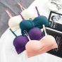 New beauty underwear high-school girl back together small breasts prevent sagging or lend students wrapped chest strapless bra bra with 7