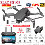 (NEW 2020) BỘ 1 PIN TẶNG BALO - Flycam ZLRC SG108 động cơ không chổi than, Hai camera kép, Camera 4K HD Zoom 50X, điều khiển xa 1000 mét bay 28 phút, Định vị GPS WIFI 5G, Cảm biến bụng ổn định chuyến bay, Chụp ảnh video theo cử chi. thumbnail