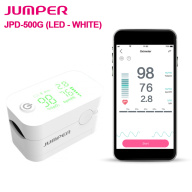Máy đo nồng độ oxy máu SpO2, PR, PI Jumper JPD-500G (FDA Hoa Kỳ + xuất USA), Kết nối Bluetooth APP mobile, màn hình LED thumbnail