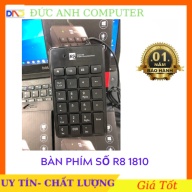 Bàn phím số kế toán R8 1810 cho PC Laptop- Nhỏ Gọn- Hàng Chính Hãng Phân Phối thumbnail