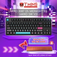 Bàn phím cơ AKKO 3087 DS Midnight R2 (Akko sw v2) - Hàng chính hãng Tặng kèm kê tay ( Bảo hành 12 tháng ) thumbnail