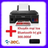 [Trả góp 0 ]Máy in Canon G3010 ( đi kèm 4 bình mực ngoài Hàn Quốc ) tặng kèm loa Bluetooth trị giá 300.000đ thumbnail