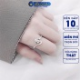 Nhẫn bạc nữ Chủng tử chữ Om lục tự chất liệu bạc Thái 925 thương hiệu Viễn Chí Bảo N000478 thumbnail