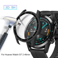 1 Vỏ Đồng Hồ Kính Cường Lực Phụ Kiện Bảo Vệ Mặt Đồng Hồ Có Viền Vảy Cho Huawei Watch GT 2 46Mm PC thumbnail