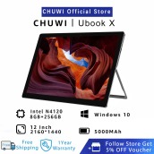 CHUWI UBook X 2 in 1 Windows 10 Tablet 12 Inch 3 2 có tỷ lệ IPS 2160 1440 Resolution Intel N4100 CPU 8+256 GB SSD 1 năm