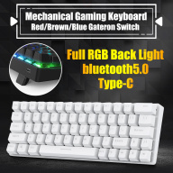 BlitzWolf BW-KB1 63 Phím Đỏ Nâu Xanh Gateron Chuyển Đổi Không Dây Có Dây Cơ Chơi Game Keyboard Full RGB Trở Lại Ánh Sáng thumbnail