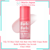 Tẩy tế bào chết sủi bọt cho môi Unpa Bubi Bubi Bubble Lip Scrub 10ml