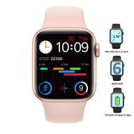 Đồng hồ thông minh Serie 6 màn hình tràn viền cực đẹp Smartwatch sử dụng chip đa năng pin khủng theo dõi giấc ngủ nhịp tim bảo hành 12 tháng FK79 đồng hồ thông minh giá rẻ thumbnail
