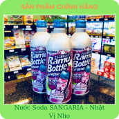 Nước Soda Sangaria Nhật 500ml - Hương vị nho
