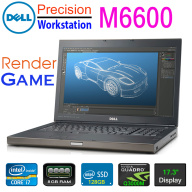 High quality [Trả góp 0 ]Laptop máy trạm workstation Dell Precision M6600 Core i7-2720QM 8gb Ram 128gb SSD vga Quadro Q3000M màn 17.3inch Full HD thumbnail