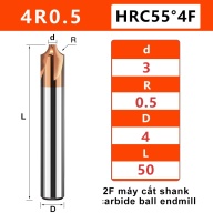 Reverse arc milling cutter HRC55 4F thumbnail