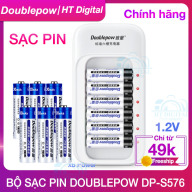 Bộ Pin Sạc AA AAA DP-S576 Doublepow - Bộ Sạc 6 Viên Pin Tiểu - Pin Cho Micro , Đồ Chơi Trẻ Em, Chuột Máy Tính.. thumbnail
