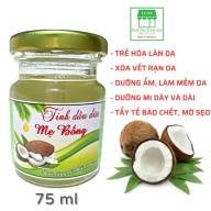 Dầu Dừa NGUYÊN CHẤT, Dầu Dừa Bến Tre làm thủ công giúp DƯỠNG DA ,DƯỠNG TÓC... - CỰC THƠM - 75ML thumbnail