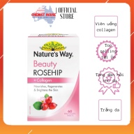 [Hàng Chuẩn ÚC] Nature s way Beauty Rosehip + Collagen - Viên uống dưỡng da collagen và tinh dầu tầm xuân 60 viên thumbnail