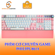 Phím cơ chuyên game Philips 8614 có dây bấm rất đã hãng phân phối thumbnail