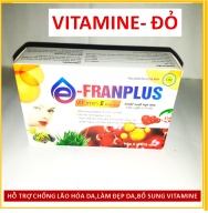 Viên Uống Đẹp Da Franplus , chiết xuất Vitamin E đỏ,Hạt nho, dầu gấc, lô hội, Giúp sáng mịn da, chống lão hóa - thumbnail