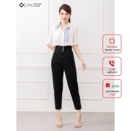 Quần jean nữ Linbi màu đen, thiết kế tôn dáng thanh lịch Liin clothing Q3549 thumbnail