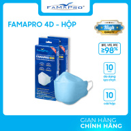 Combo 2 hộp khẩu trang y tế cao cấp kháng khuẩn 3 lớp Famapro 4D KF94 DẠNG HỘP (10 cái Hộp) thumbnail