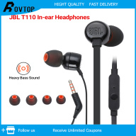 Rovtop T110 In-Ear Headphones Built-in Microphone High Quality With Microphone Wired Control Headphone 3.5mm Jack Earbuds For Huawei Xiaomi Samsung Mobile Phones Tablet Computer thumbnail