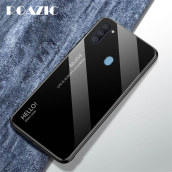 Ốp Điện Thoại ROAZIC Cho Samsung Galaxy A11, Ốp Lưng Điện Thoại Viền Mềm Kính Cường Lực Nhiều Màu Chuyển Màu