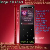 (CÓ SẴN) Máy nghe nhạc Benjie K11 (Benjie A12) Bản 2021 Lossless Hifi Bluetooth 5.0 màn hình cong 2,5D tặng kèm quà tặng