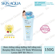 Kem chống nắng dưỡng thể mát lạnh Sunplay Skin Aqua UV Body Cooling Lotion SPF 50+ PA++++ (150g) thumbnail