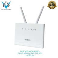 Phát wifi từ sim 4G LTE CPE RS980+ tích hợp 4 cổng WAN LAN - dùng nguồn trực tiếp 12V hoặc 5V (trắng) Nhất Tín Computer thumbnail