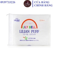 Bông Tẩy Trang Lily Bell Suzuran Lilian Puff Nhật 222 miếng thumbnail