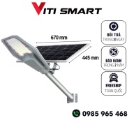 Đèn đường phố Arrmy năng lượng mặt trời VITI SMART công suất 400W, Den nang luong mat troi 400w thumbnail