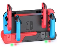 DOBE Switch Đế Sạc Bộ Điều Khiển OLED Cho Nintendo Switch Bộ Điều Khiển Joy-Con OLED, Bộ Điều Khiển Công Tắc OLED Phụ Kiện Đế Sạc Với 2 Khe Cắm Hộp Mực Trò Chơi thumbnail