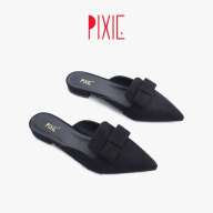 Giày Sục 1cm Da Lộn Gắn Nơ Pixie X782 thumbnail