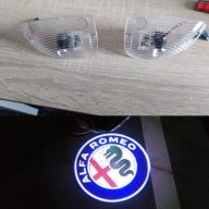 Alfa Romeo Đèn Chào Mừng Logo Cửa Lịch Sự Xe Hơi Đèn LED Chiếu Bóng Laser Vũng Nước Độ Trong Suốt Cao Cho 147 GT Tất Cả Các Mẫu thumbnail