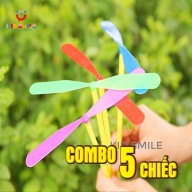 (Combo 5 chiếc) Đồ chơi chong chóng tuổi thơ, đồ chơi vận động cho trẻ phát triển kỹ năng khéo léo của đôi tay và vui chơi thư giãn thumbnail