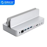 ORICO USB C HUB, Với Giá Đỡ Có Thể Điều Chỉnh Dock PD Loại C Sang USB3.0 RJ45 Bộ Chia Bộ Chuyển Đổi Tương Thích HDMI Cho Phụ Kiện PC (ANS6) thumbnail