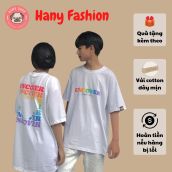 [ Full tag freeship ] Áo thun unisex tay lỡ Uncover basic version 2 colorful power chất vải dày mịn cực đẹp Hany Shop