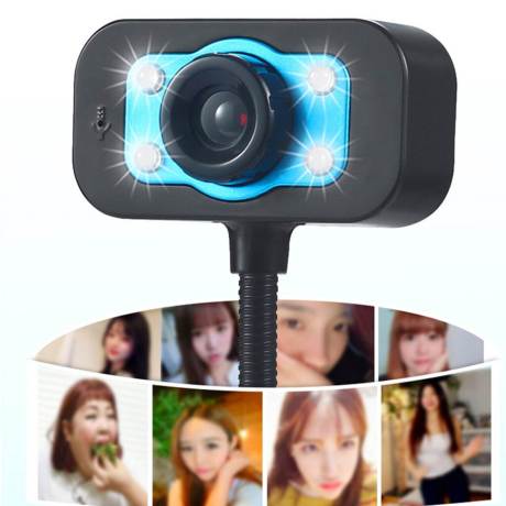 Camera máy tính, Webcam Livestream hỗ trợ học online cho bé - Chân cao, hỗ trợ đèn Led, micro hút tiếng không bị rè, chất lượng hình ảnh full HD 1080p. 5
